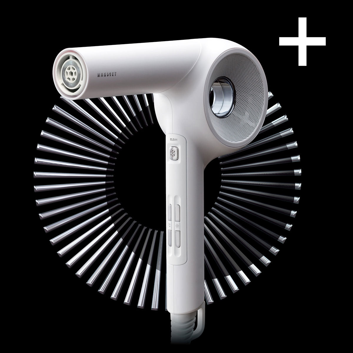 MAGNET Hair ヘアドライヤー ブラック ノズル付き ヘアドライヤー